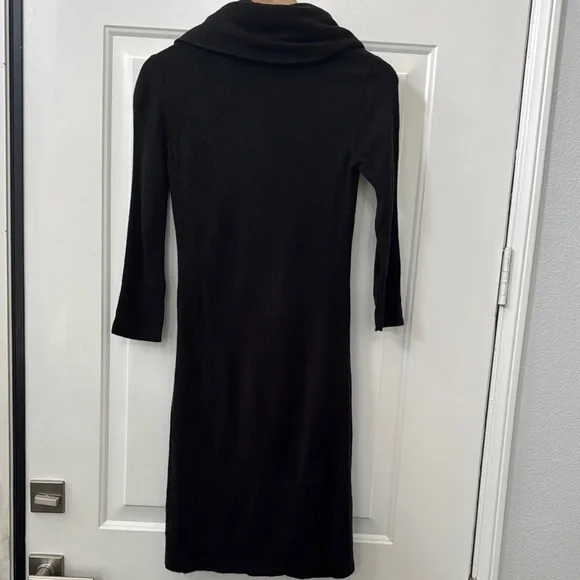 New York & Company Black Long Sleeve Dress - Picture 4 of 6